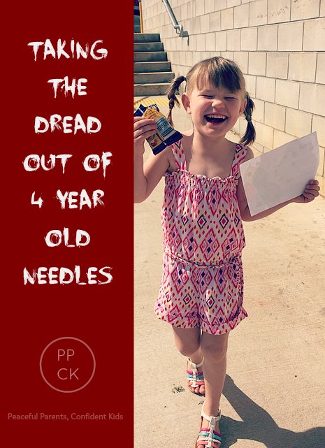 Taking the Dread out of 4 Year old Needles